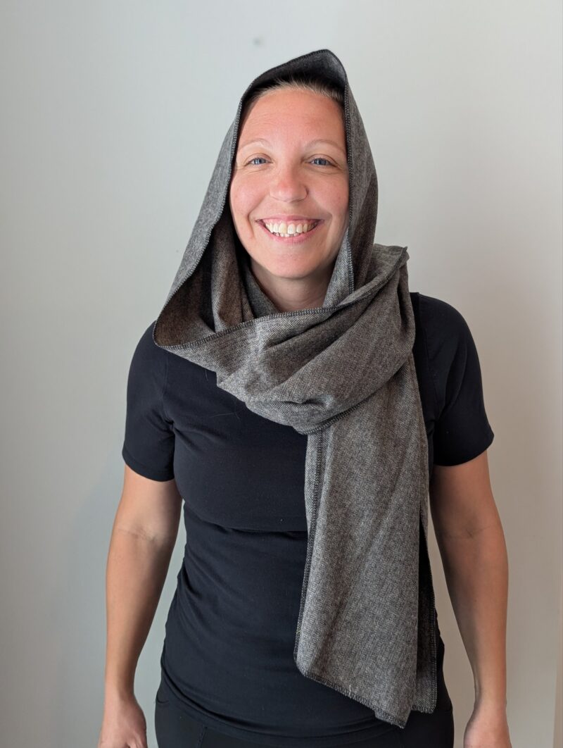 Super Warm Herringbone Flannel Veil