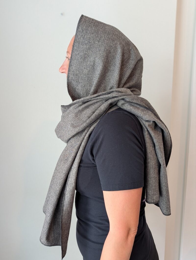 Super Warm Herringbone Flannel Veil - Image 2