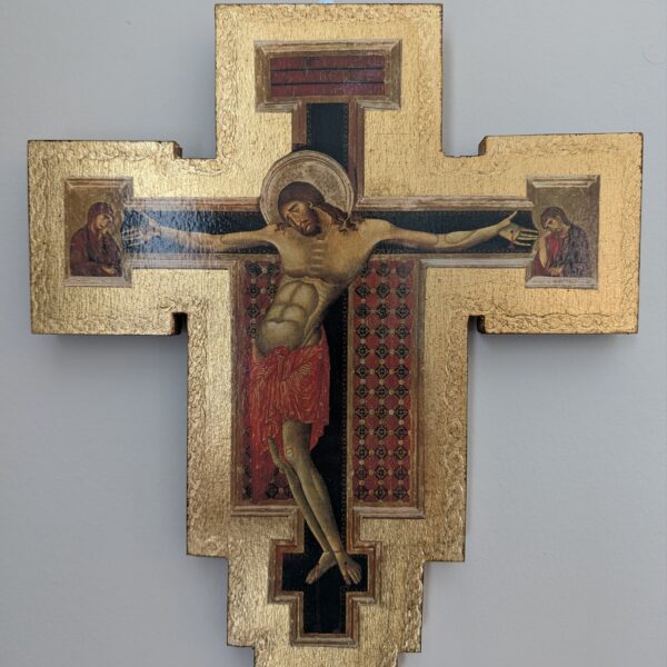 Icon Cross Large and Gilded
