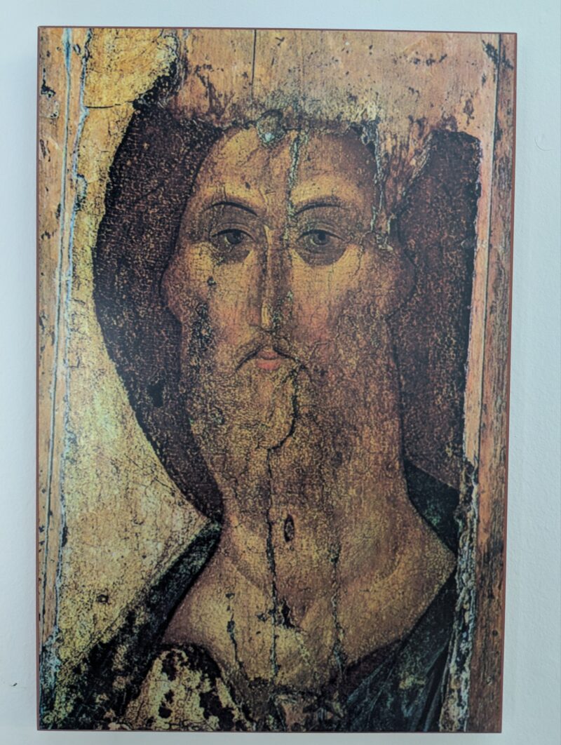 Icon of Christ by Rublev 1400's