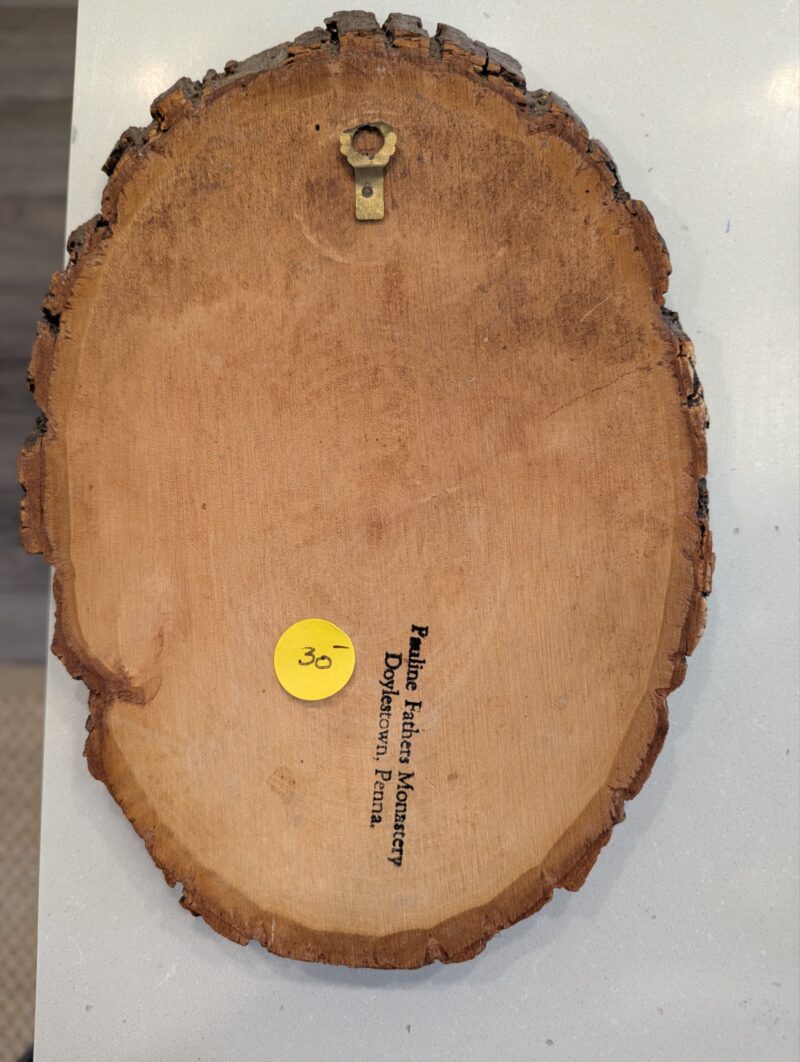 Black Madonna Print on Live Edge Wood - Image 2