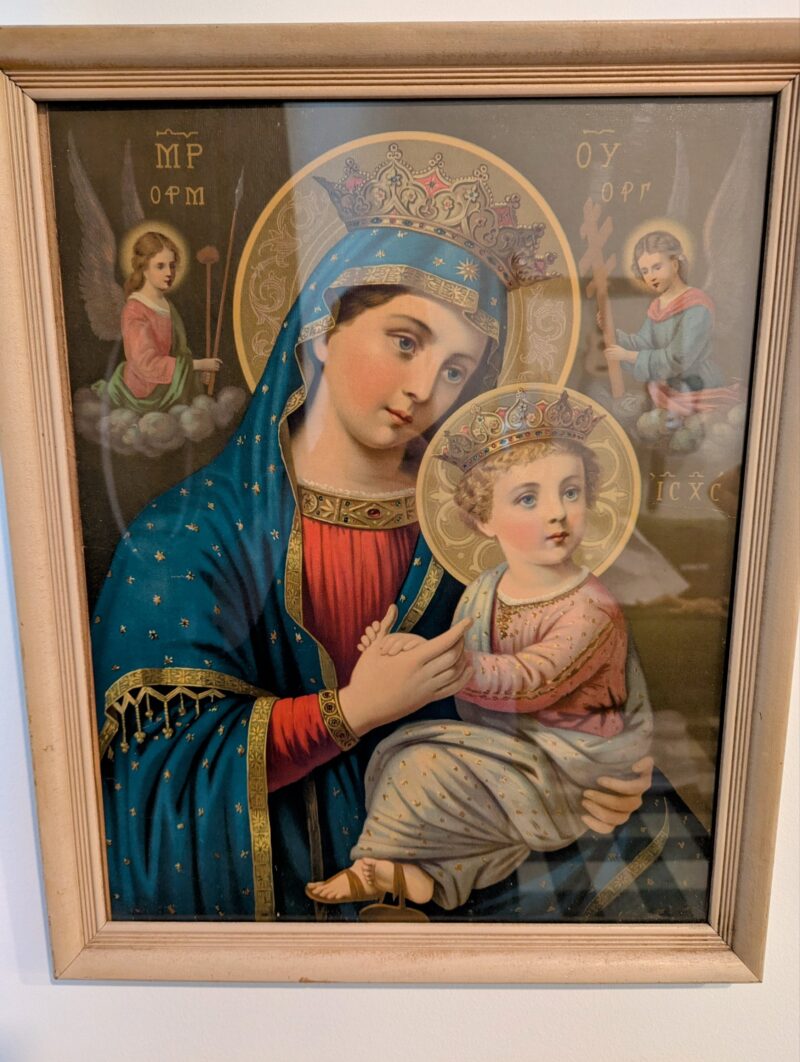 Our Lady and Child Jesus (Our Lady of Perpetual Help) Painting